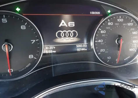 2014 Audi A6 2.0T Premium z USA, uszkodzony, nr VIN WAUGFAFC2EN066481